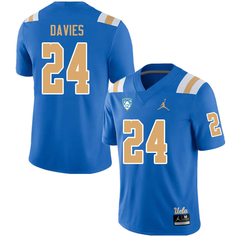 Jordan Brand Men-Youth #24 Jaylin Davies UCLA Bruins College Football Jerseys Sale-Blue